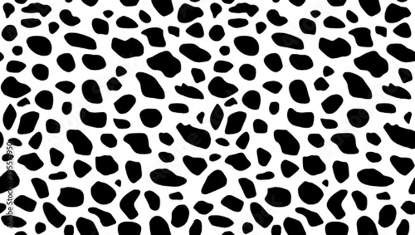 Fototapeta An Abstract Illustration of a Dalmatian Pattern