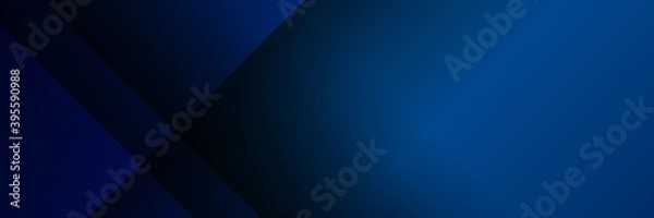 Fototapeta Square abstract background. Blue stripe vector banner template for social media, web sites. Modern light shapes