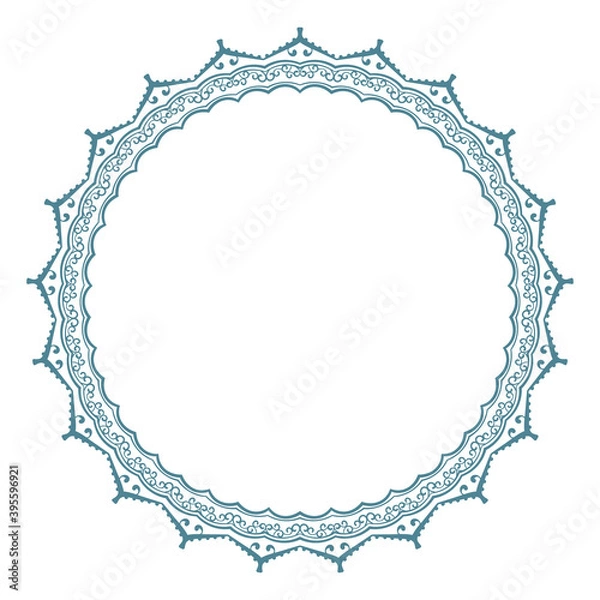Fototapeta frame decorative border vector design element
