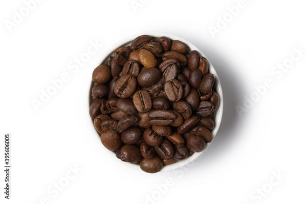 Fototapeta coffee beans in studio