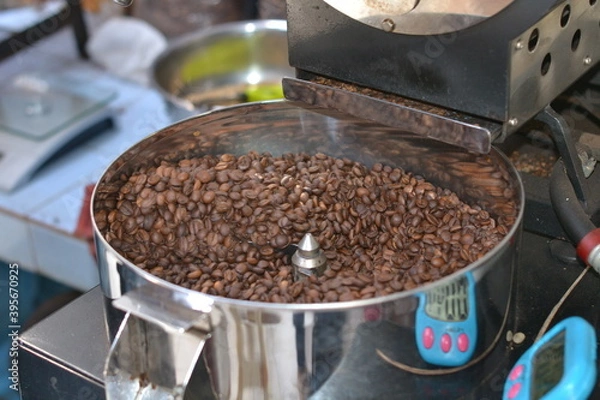 Obraz coffee grinder and beans