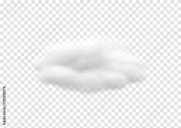 Fototapeta realistic cloud vectors isolated on transparency background ep92