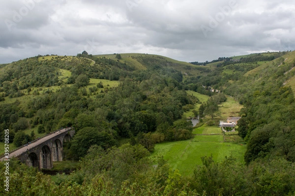 Obraz Looking down from Monsal Head Derbyshire
