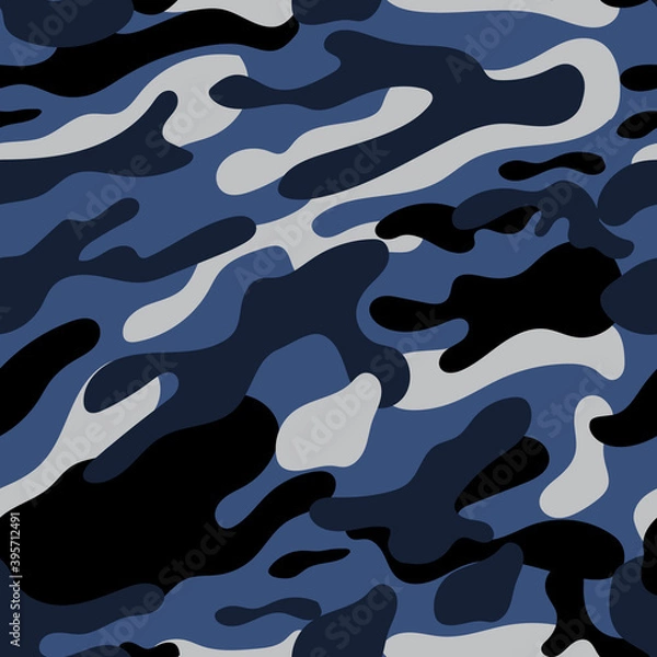 Obraz Camouflage background. Abstract camouflage. Colorful camouflage pattern background. Vector illustration. 