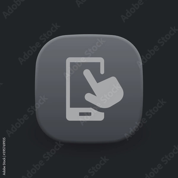 Fototapeta Touch Mobile - Icon