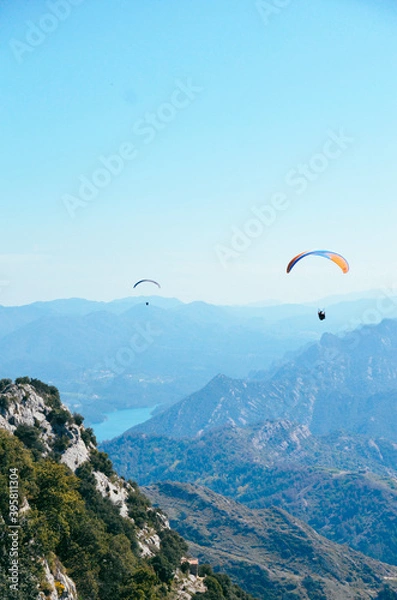 Obraz Paragliding on the sky