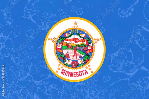 Fototapeta Minnesota State Flag