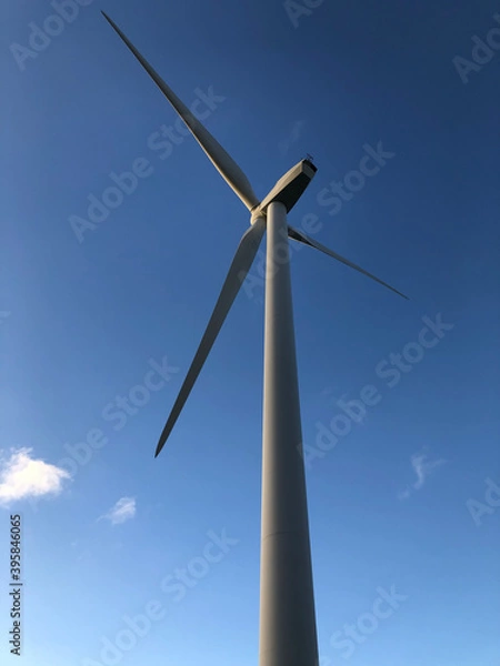 Obraz wind turbine on sky