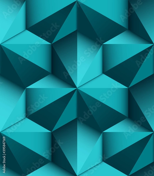 Fototapeta Abstract 3d background of futuristic surface.