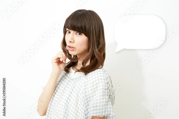 Fototapeta 女性　メッセージ