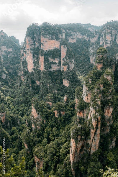 Fototapeta the magnificent landscape of Zhang Jia Jie