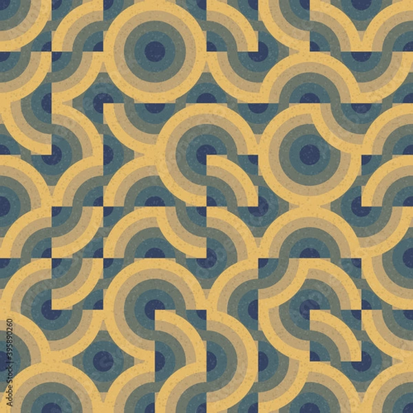 Fototapeta Abstract Geometric Pattern generative computational art illustration