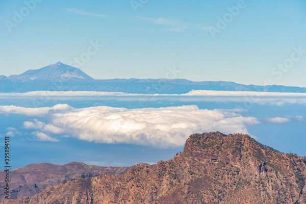 Fototapeta View over the clouds