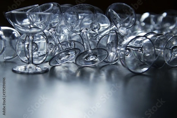 Obraz glass on table