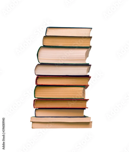 Fototapeta stack of old books