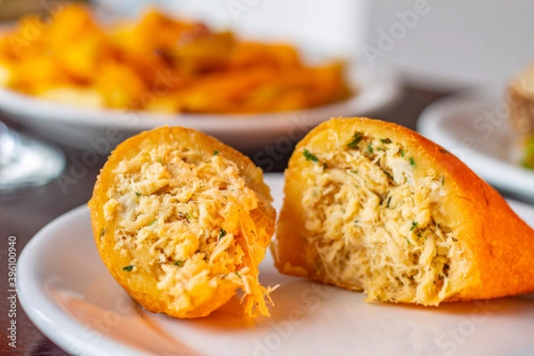 Obraz Comida de Bar - Coxinha de frango