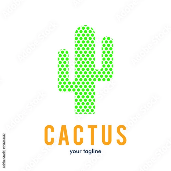 Obraz Cactus logo icon symbol design