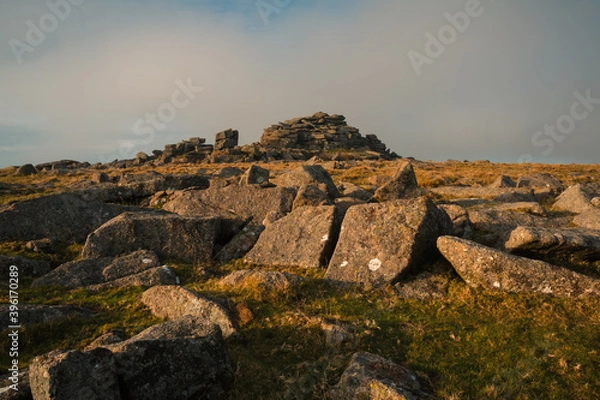 Obraz Middle Staple Tor Dartmoor