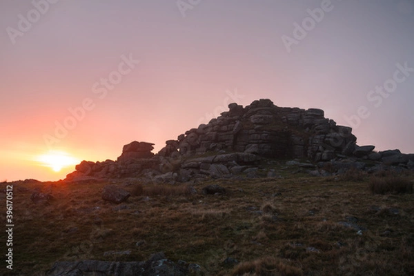 Fototapeta Middle Staple Tor Dartmoor