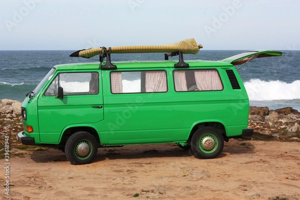 Obraz A green van