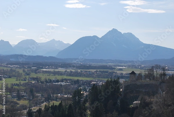 Obraz Alps and valley