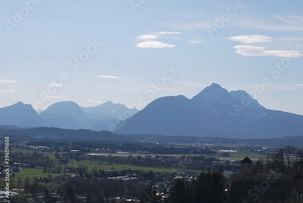 Obraz Alps and valley