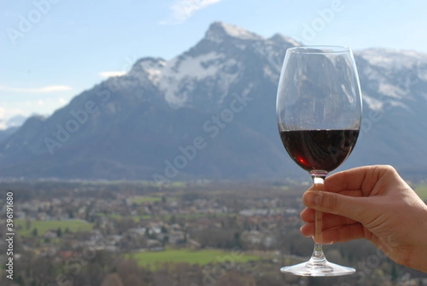 Obraz Wine and Mountain