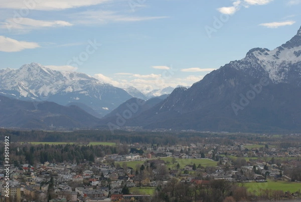 Obraz Alps and valley