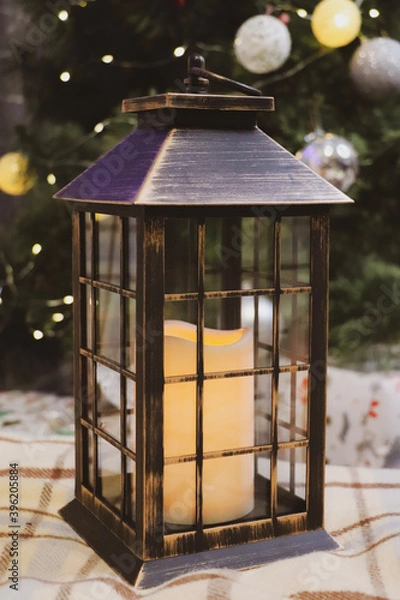 Obraz lantern in the snow
