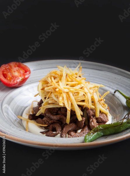 Obraz Traditional Turkish "Çökertme" kebab 