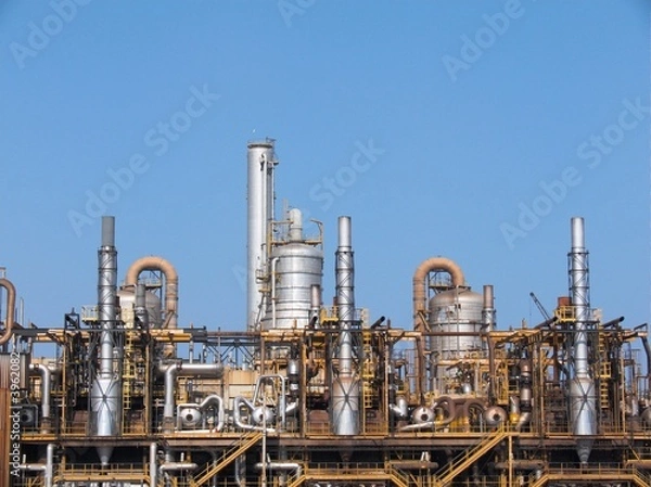 Obraz raffineria ciminiera