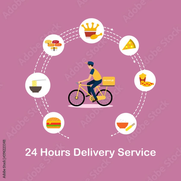 Obraz 24 hours delivery service