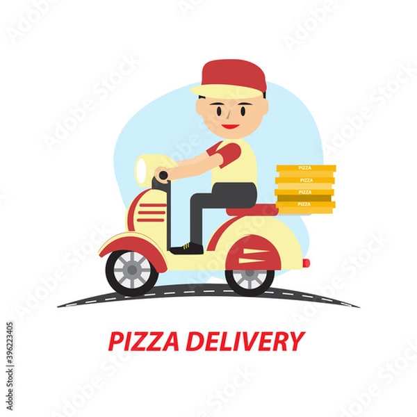 Obraz Pizza delivery service