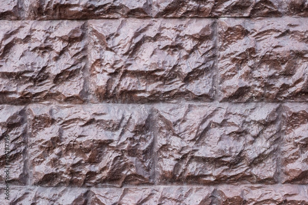 Obraz Brown brick wall. brick texture. Brick layout