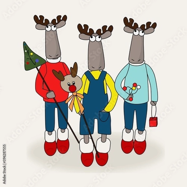 Obraz Christmas reindeer