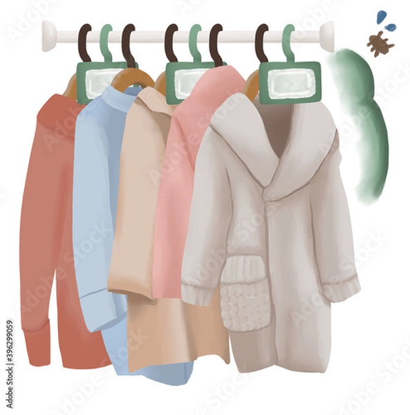 Obraz クローゼット防虫　冬服　
