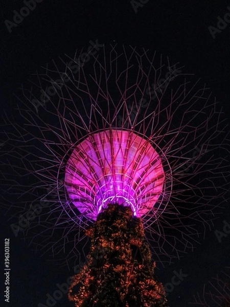 Obraz Cyborg trees in Singapore