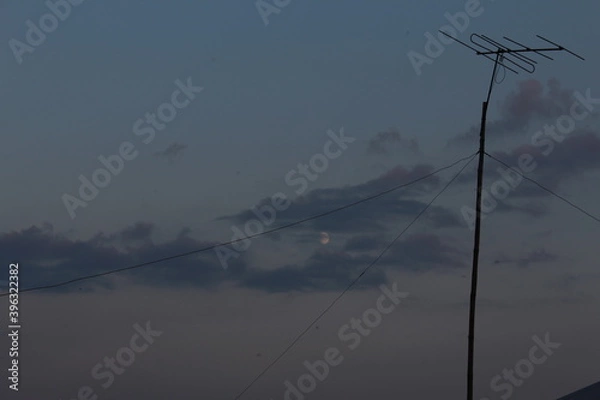 Fototapeta evening sky