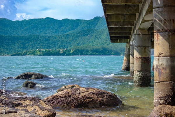 Obraz pier on the sea