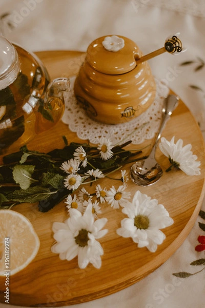 Obraz tea with honey