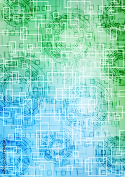 Fototapeta modern technology theme vector background. eps10