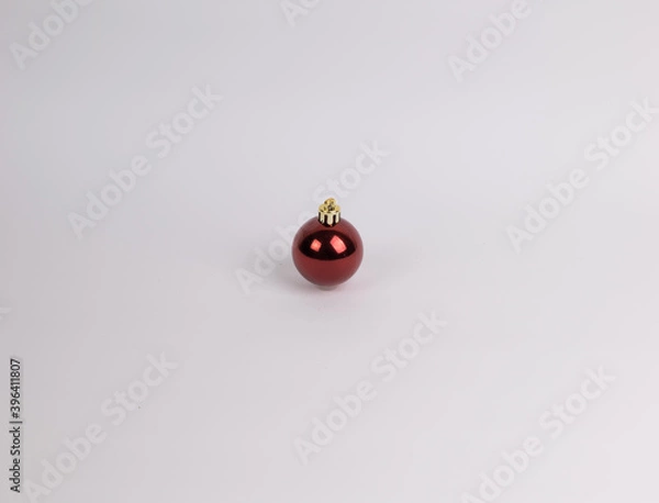 Obraz red christmas balls