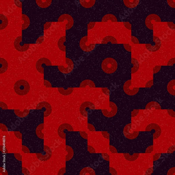 Obraz Abstract Geometric Pattern generative computational art illustration