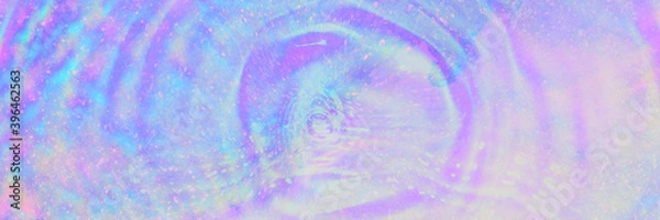 Obraz Holographic purple water ripple background copy space