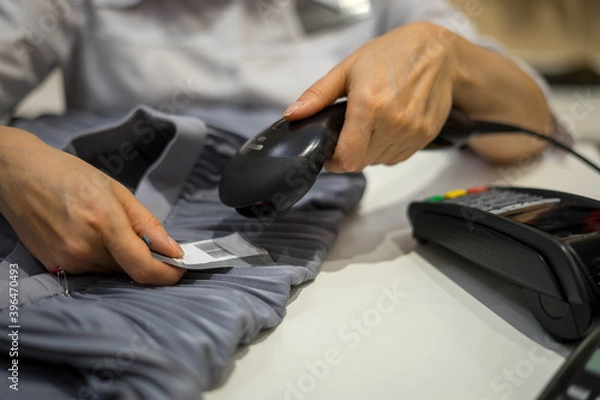 Obraz The barcode scanner