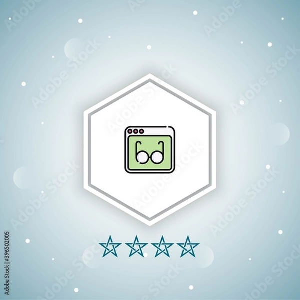 Obraz     impairment vector icon modern