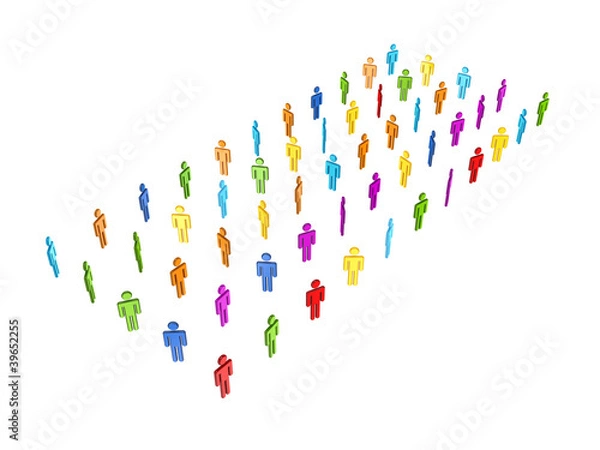 Fototapeta Social network.