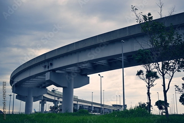 Obraz 神戸ポートアイランドを走る自動運転列車「ポートライナー」