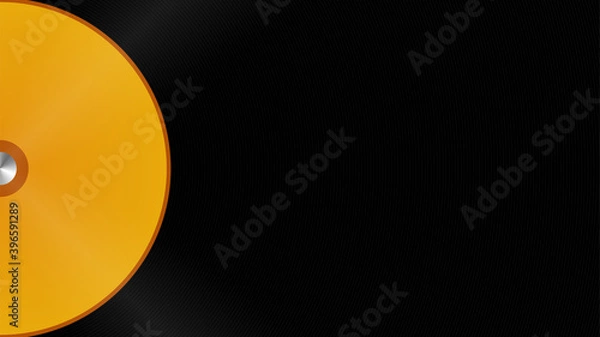 Obraz Simple gold vinyl with two side light background
