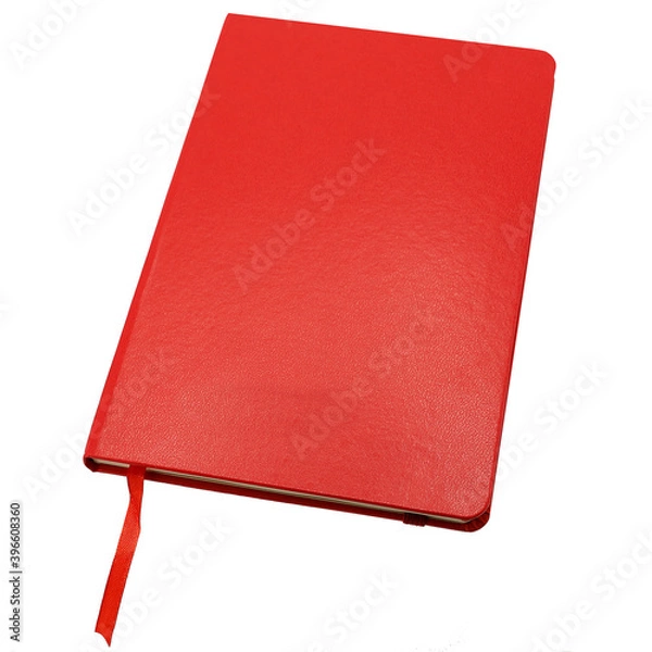 Obraz libro rojo en blanco